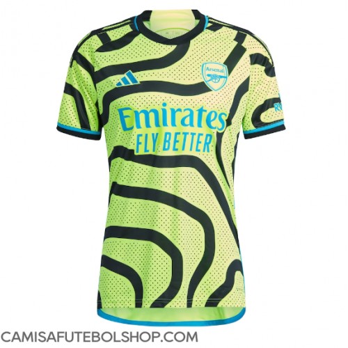 Camisa de time de futebol Arsenal Replicas 2º Equipamento 2023-24 Manga Curta